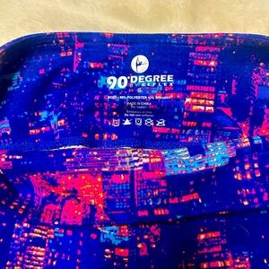 Women’s blue multi leggings